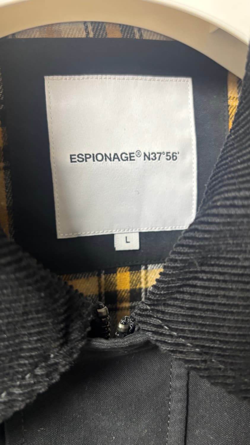 에스피오나지/헌팅 블루종 자켓 블랙/L 상품이미지3