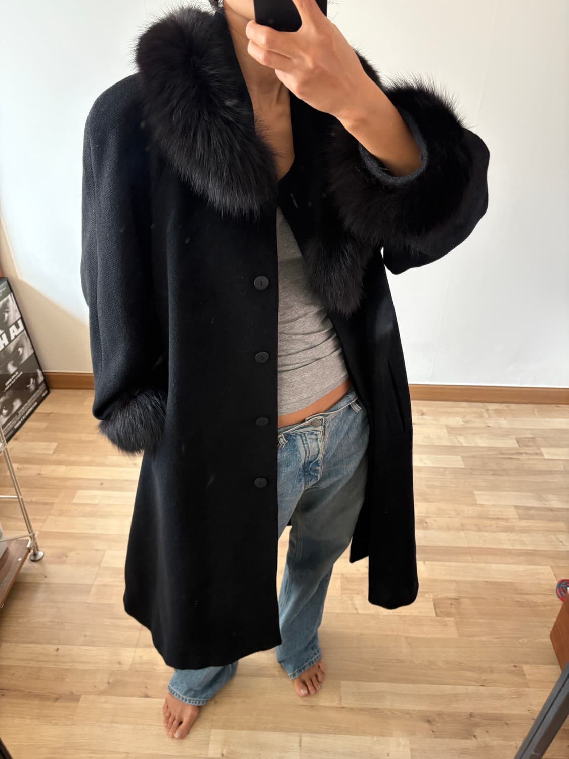 울 롱코트 상품이미지3