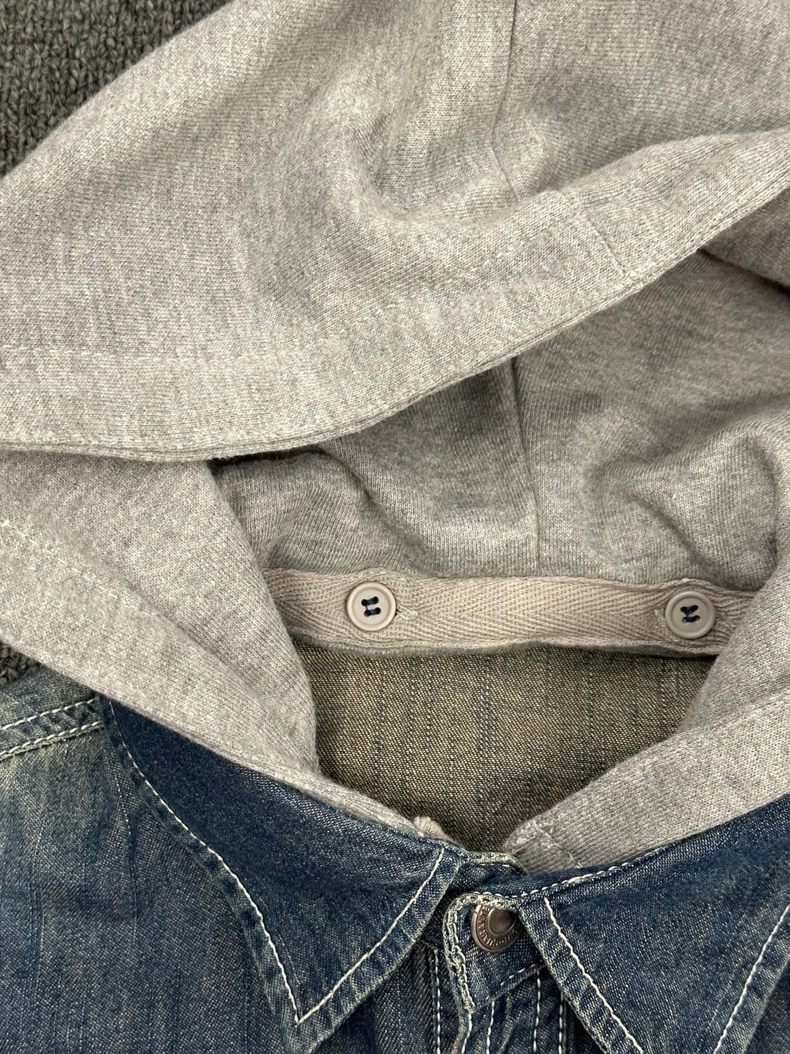 M)Japanese vintage 여성 후드 데님자켓 상품이미지3