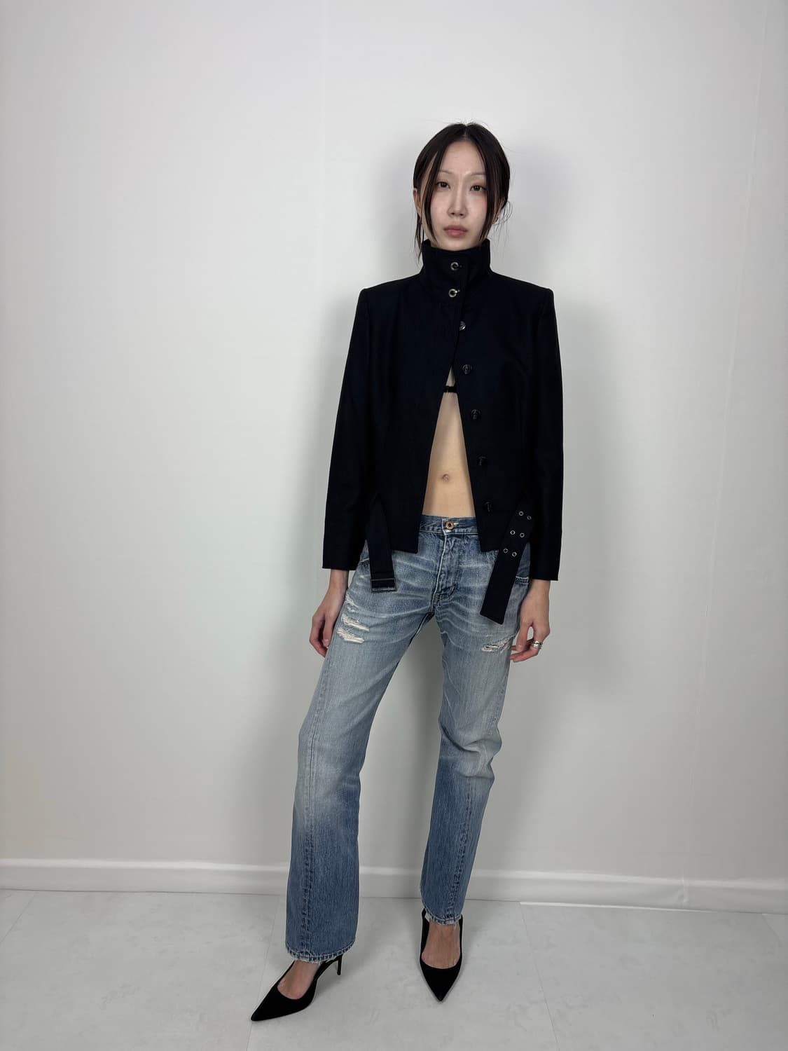 HOOK HIGH NECK WOOL JACKET 상품이미지4