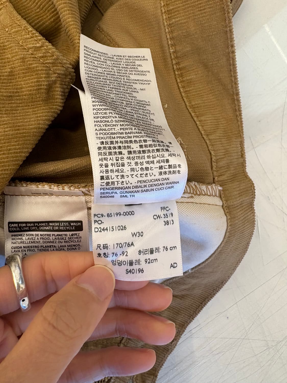 levi's indigo pants 상품이미지3