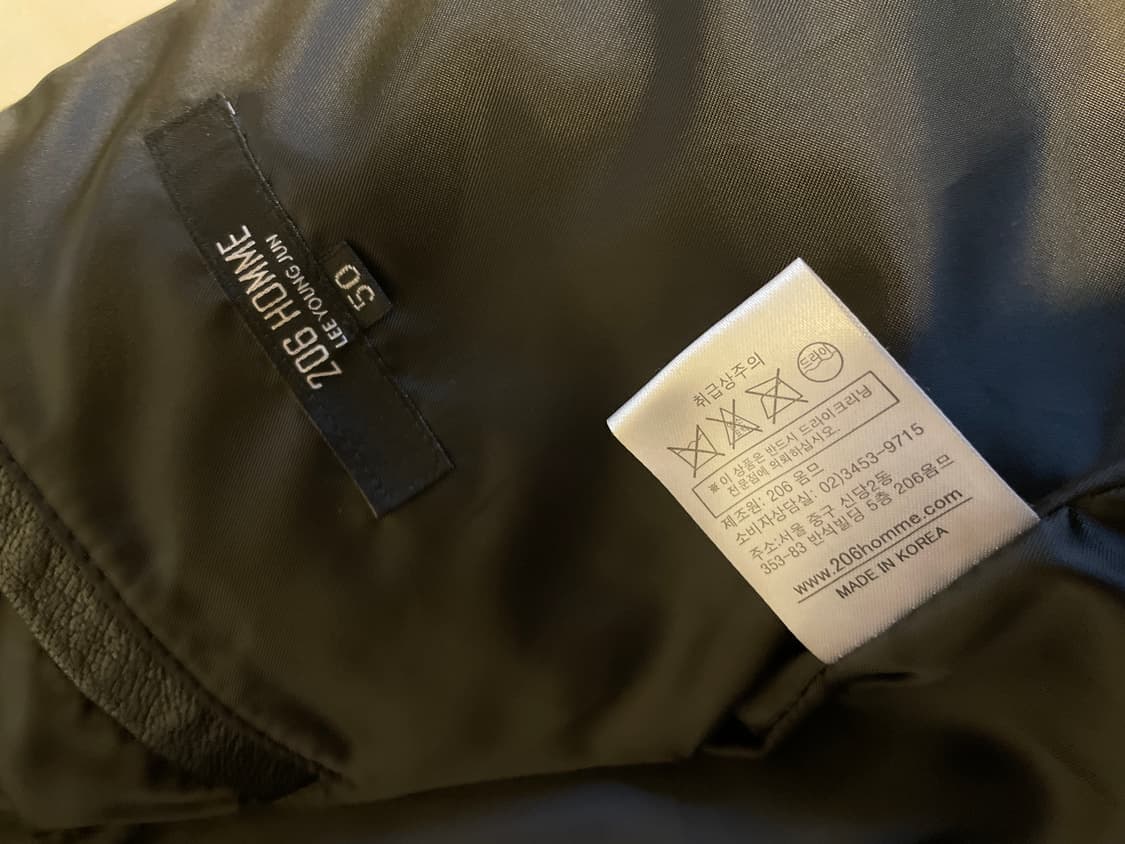 206 homme 8포켓 레더 자켓 상품이미지5