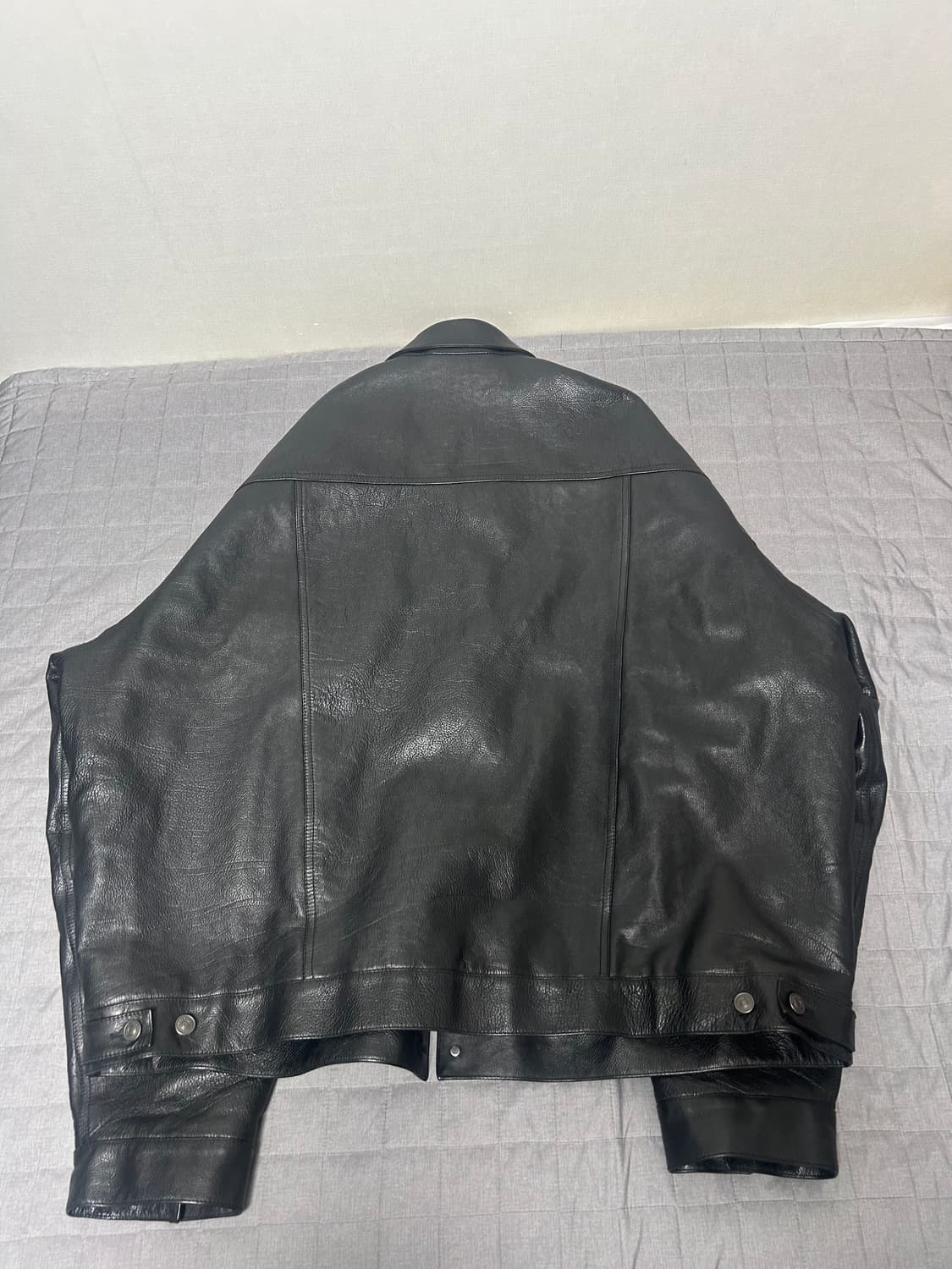 [S] 발렌시아가 버팔로 레더 자켓 상품이미지4