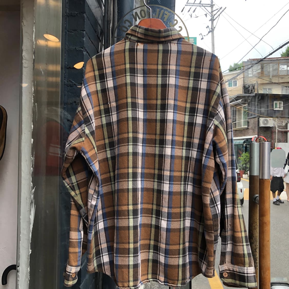 70s Big Mac flannel shirt-XL 상품이미지7