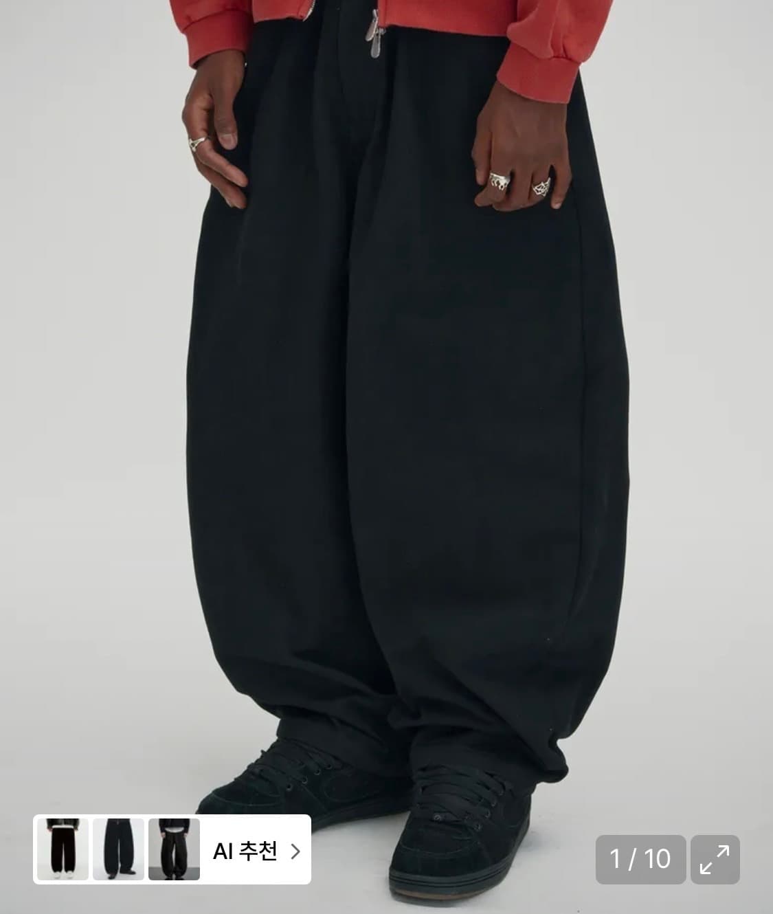 스웨이드 벌룬핏 팬츠 상품이미지1