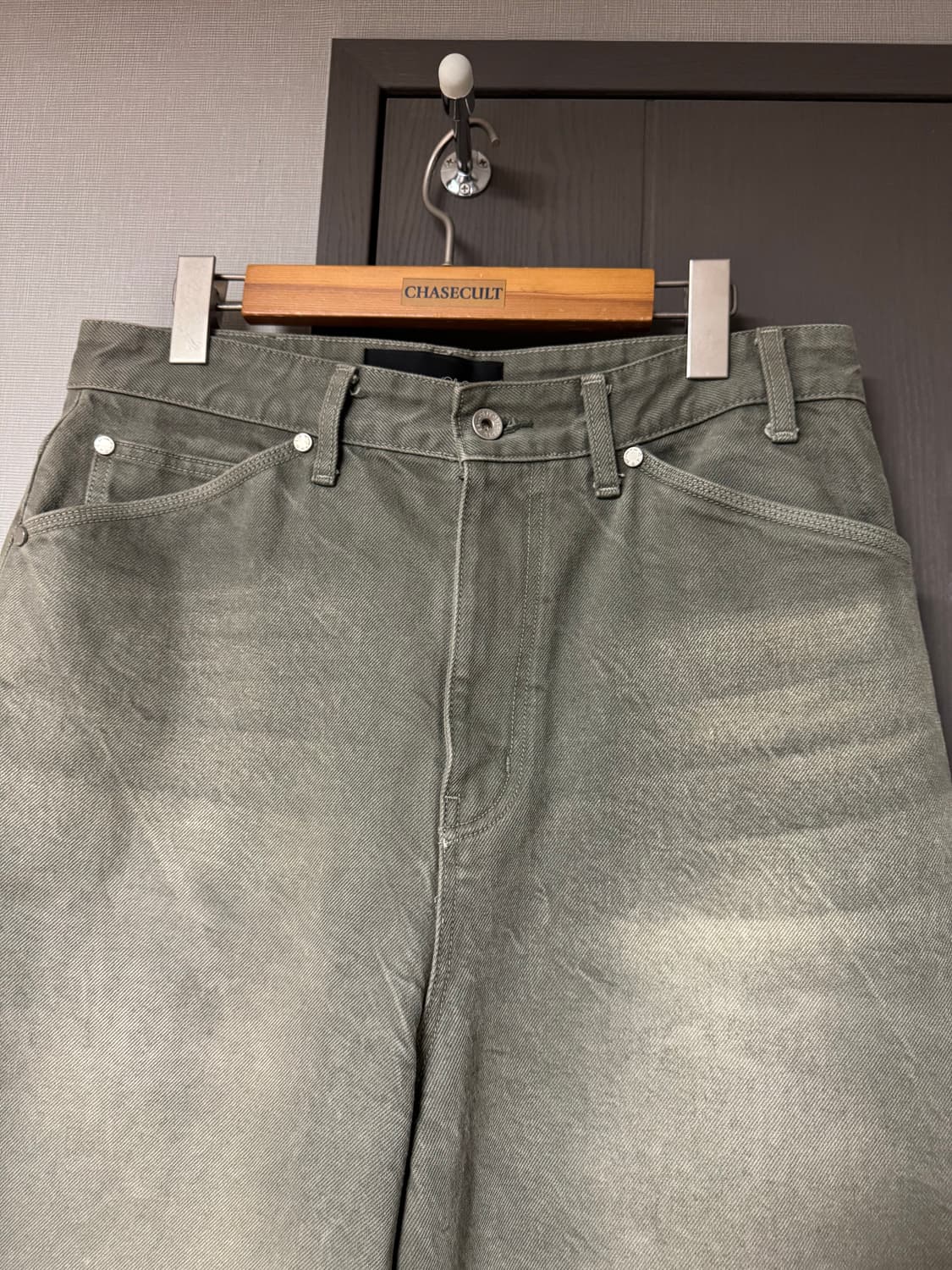 STU 엠보 와이드 데님 팬츠 상품이미지2