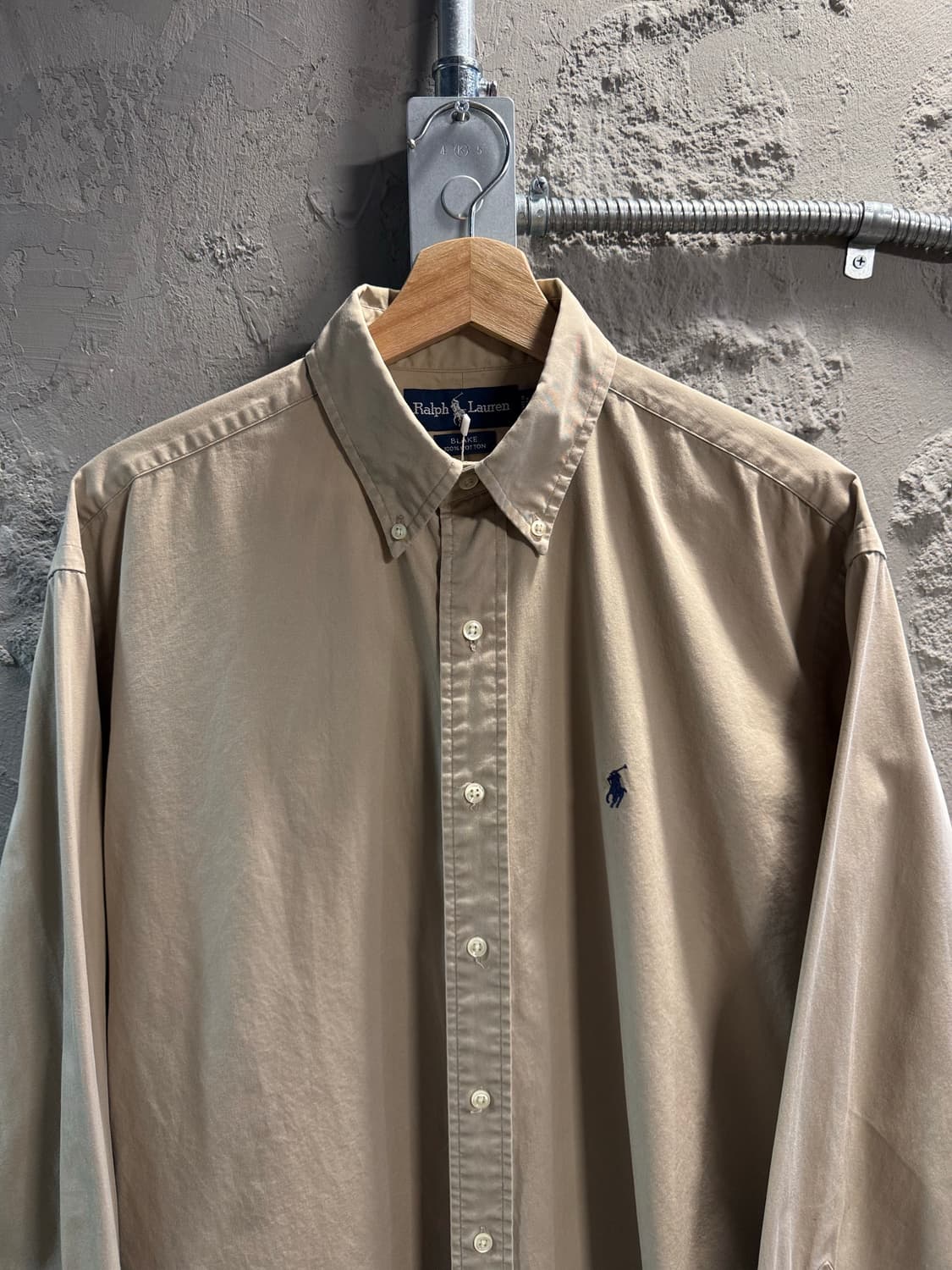 M 폴로 랄프로렌 POLO 블레이크 버튼다운 셔츠 베이지 상품이미지4