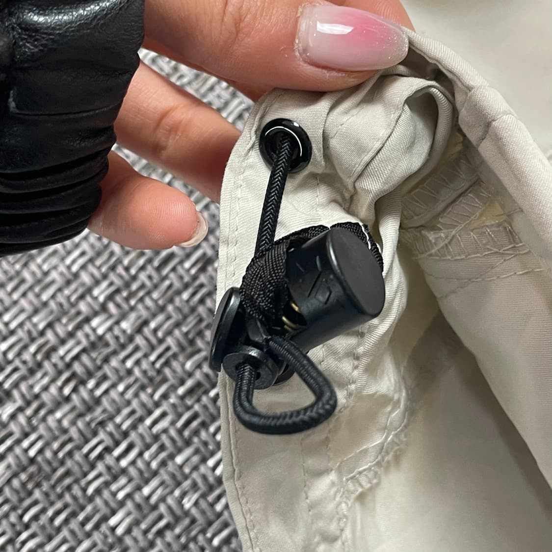 아디다스 크림색 골프 클럽 반팔 자켓 L 상품이미지6