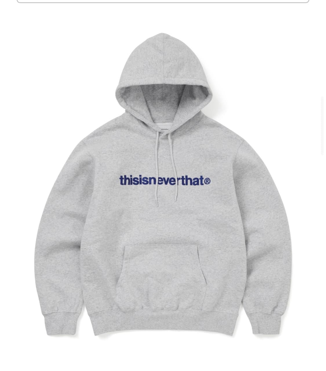 디스이즈네버댓 그레이 기모 후드티 상품이미지1