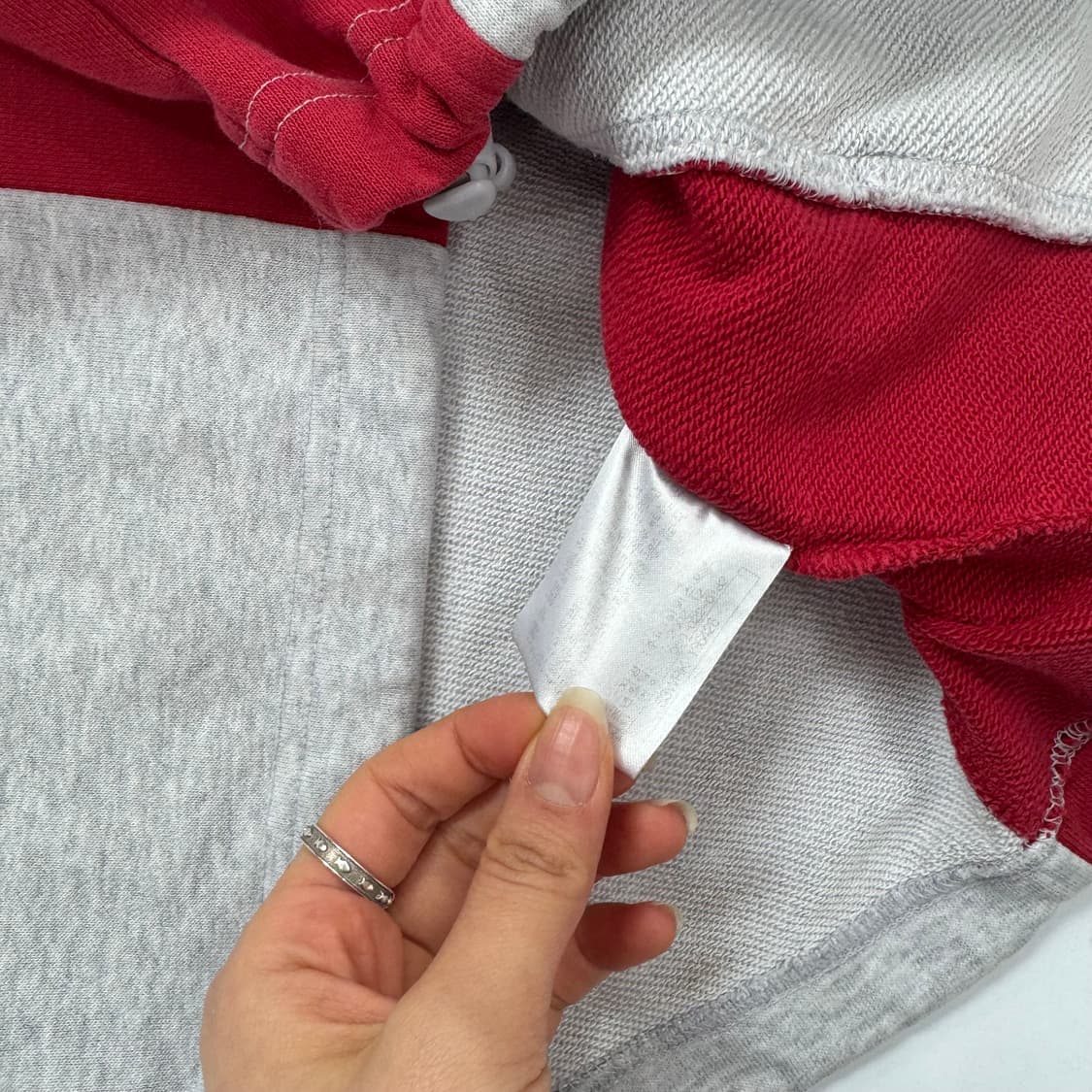 Nike 나이키 레드 로고 레드 그레이 집업 상품이미지7