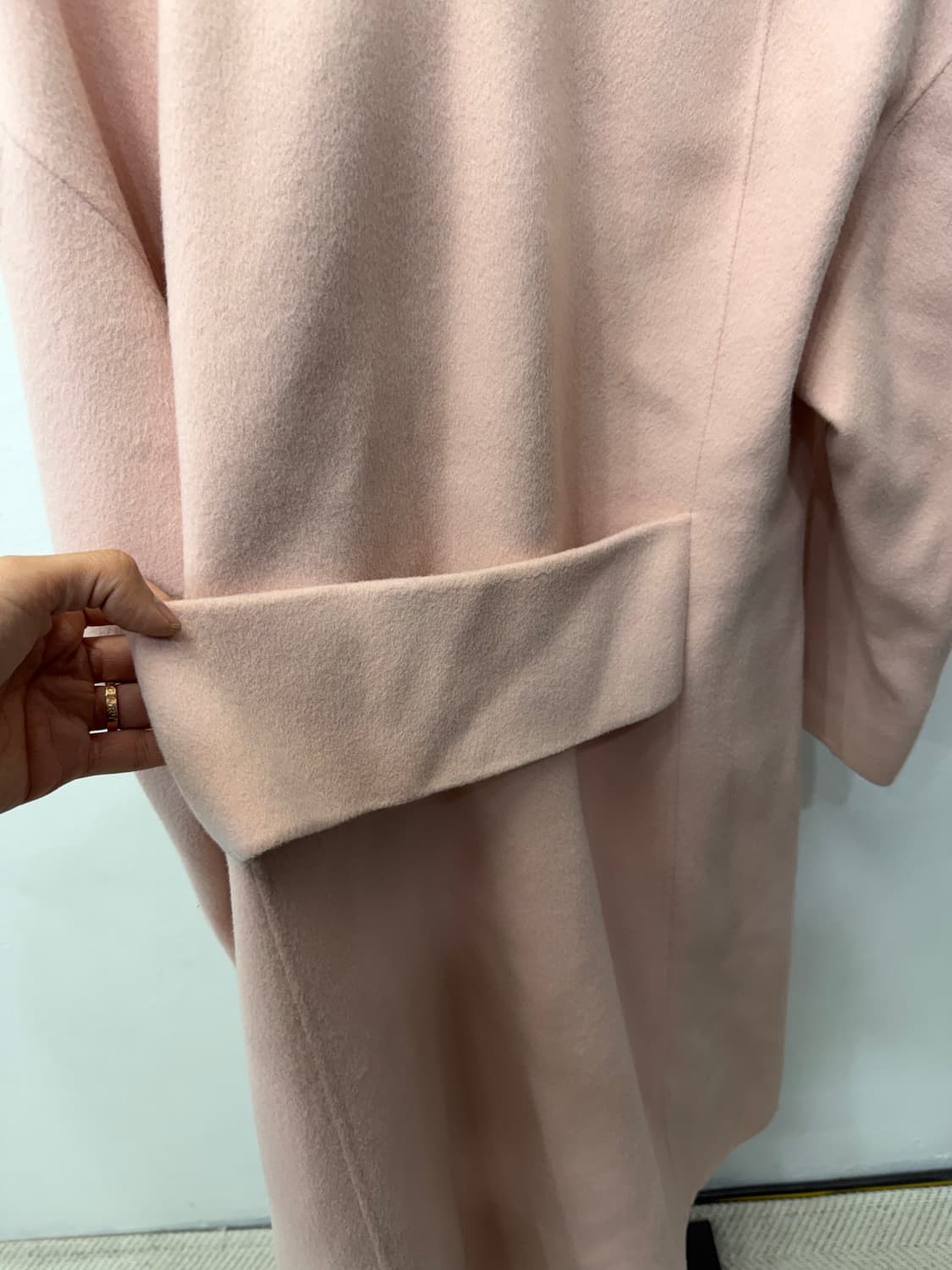 정품) TIME 타임 한섬 여성 핑크색 코트 82 상품이미지6