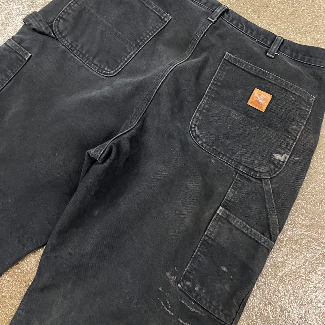 칼하트 블랙 카펜터 팬츠 (37“) 상품이미지5