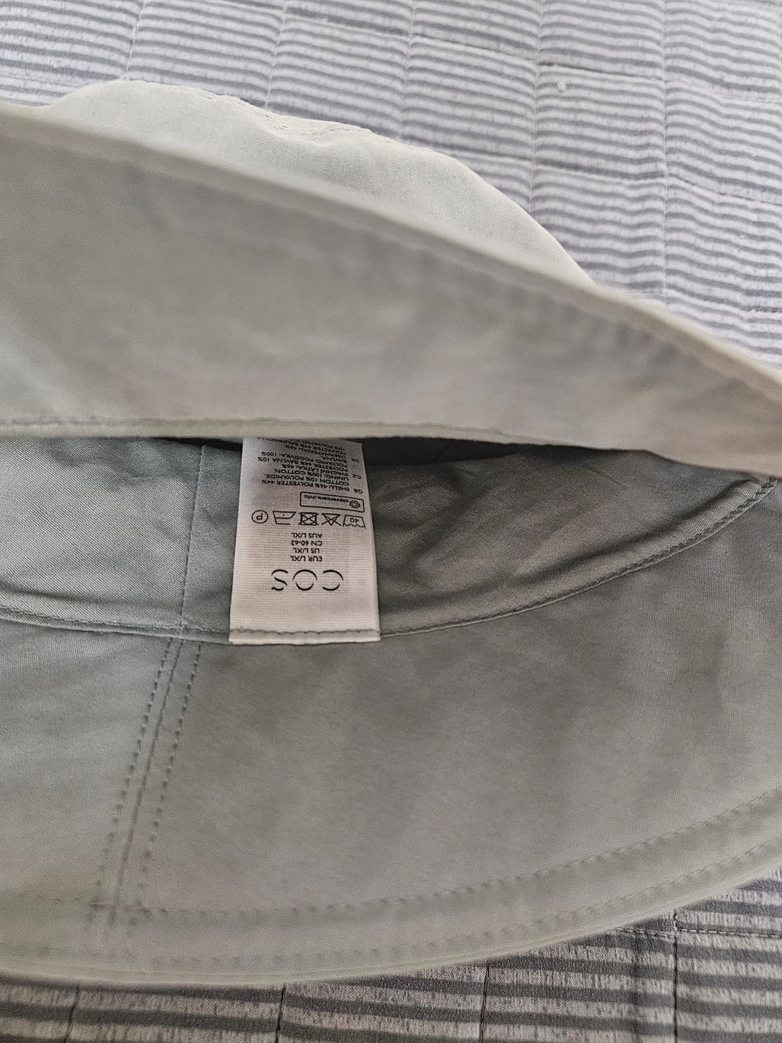 cos 코스 탑스티치 버킷햇 더스티 그린 L/XL 상품이미지2