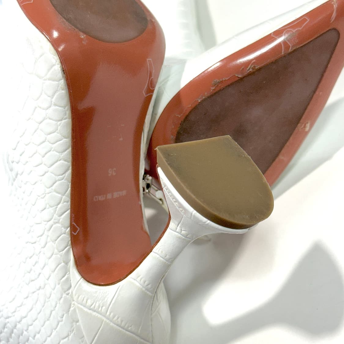 AMINA MUADDI 레더 롱 부츠 상품이미지5