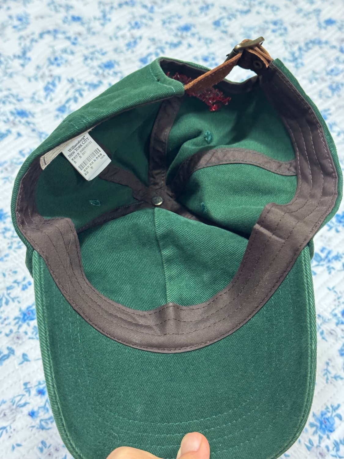 윌리엄스버그 est.yesterday 볼캡 그린 상품이미지5