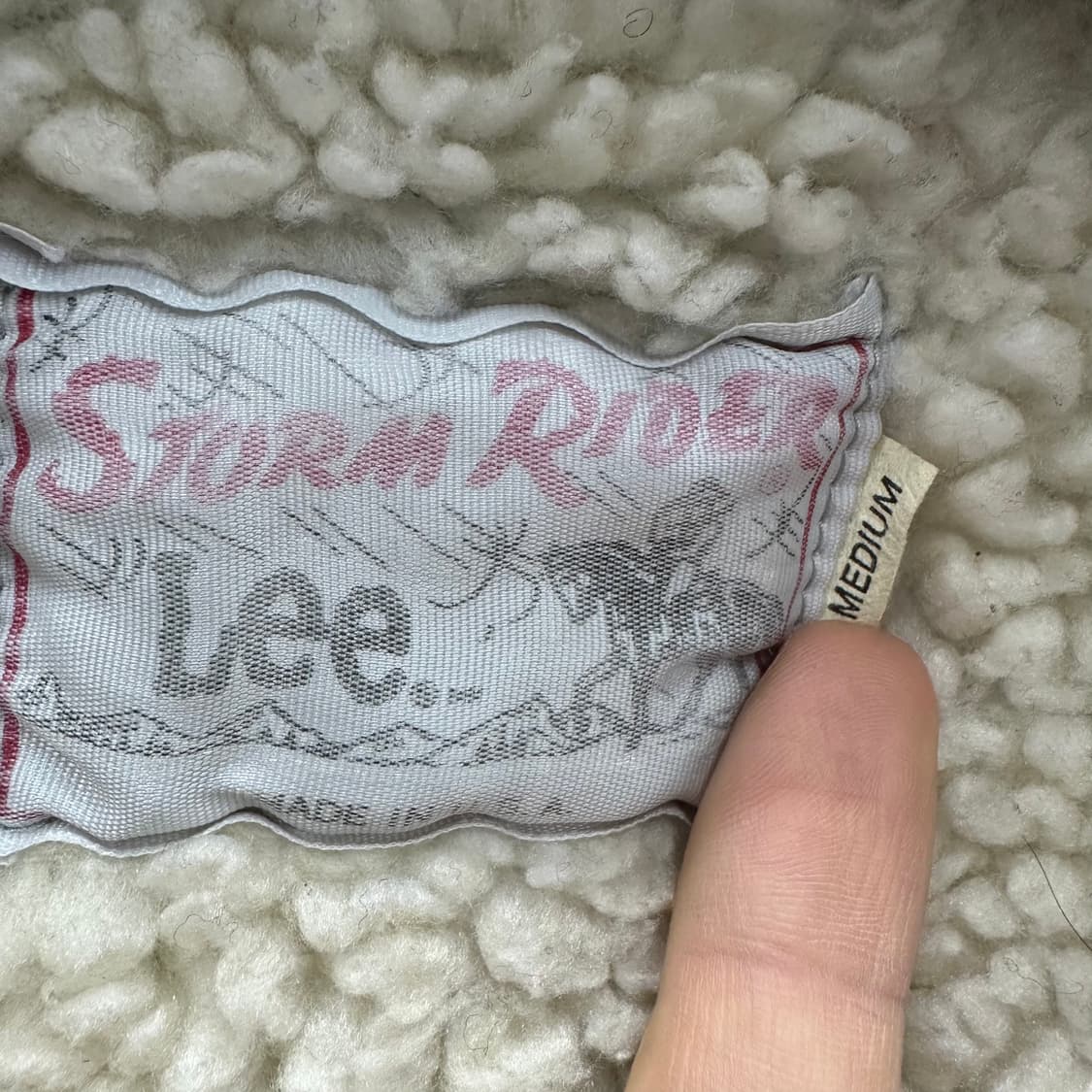 95 LEE 리 80's 남자 스톰라이더 데님 쉐르파 조끼 베스트 상품이미지3