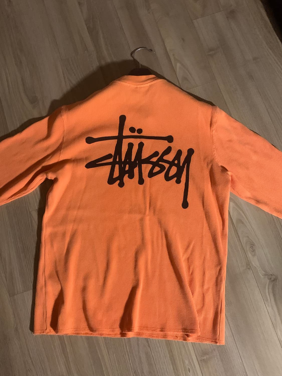 스투시 오렌지 와플 니트 상품이미지2