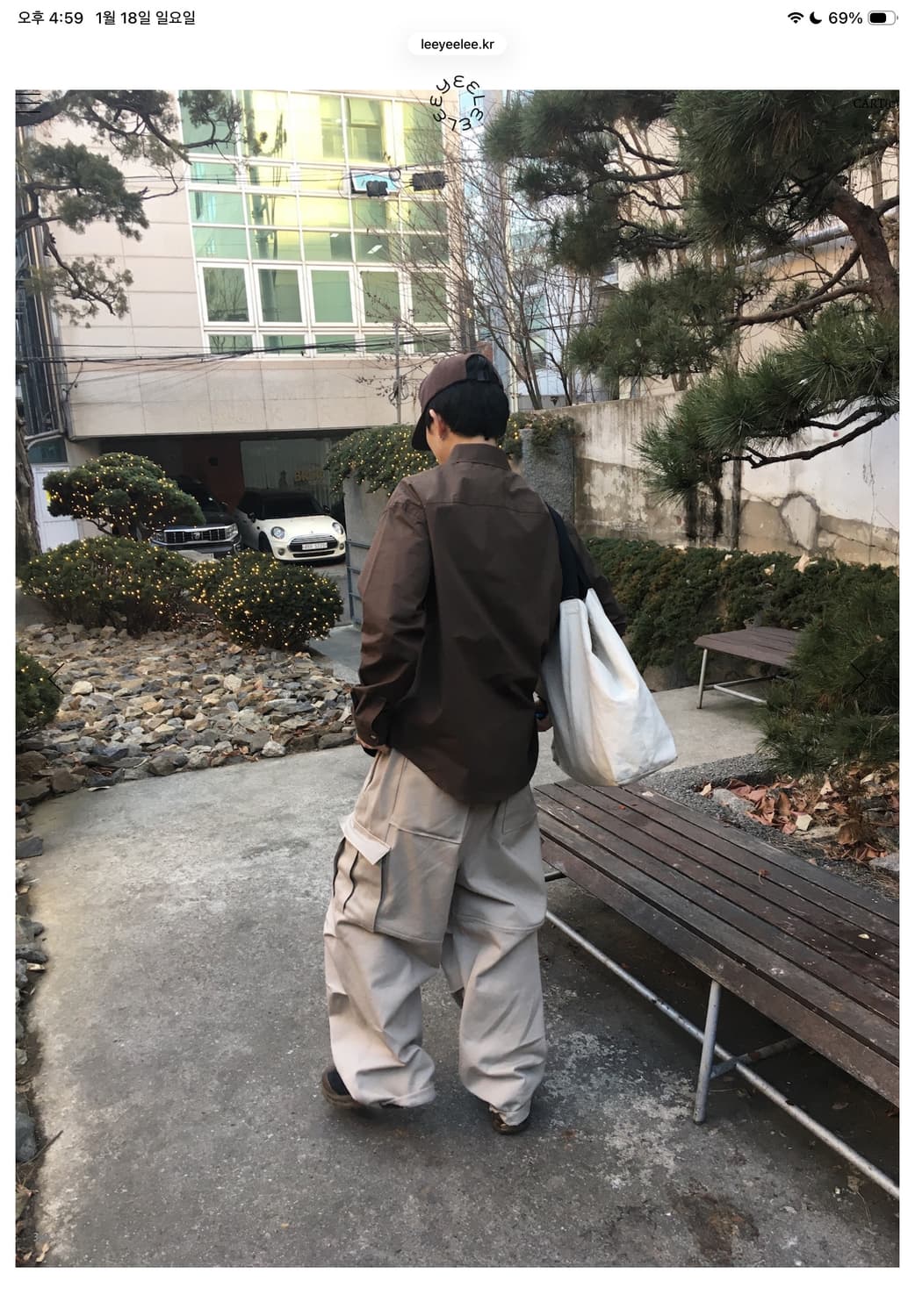 리이리 카고팬츠 m 상품이미지2