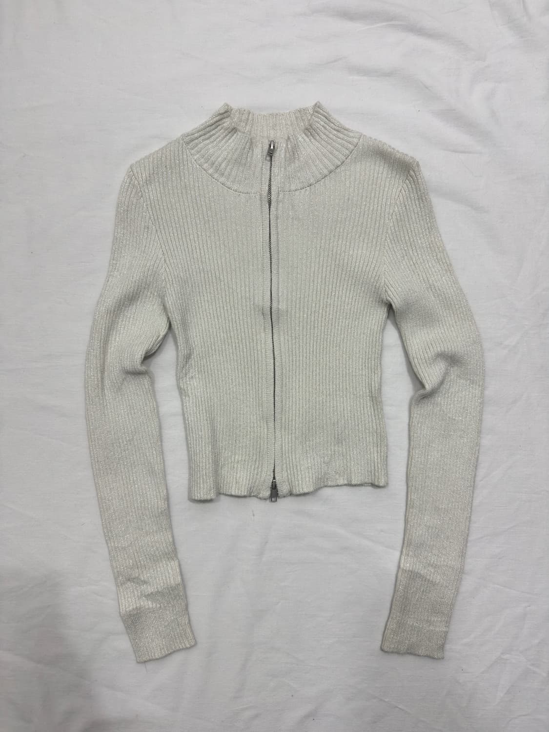 ingni gliter knit twoway zipup 상품이미지2