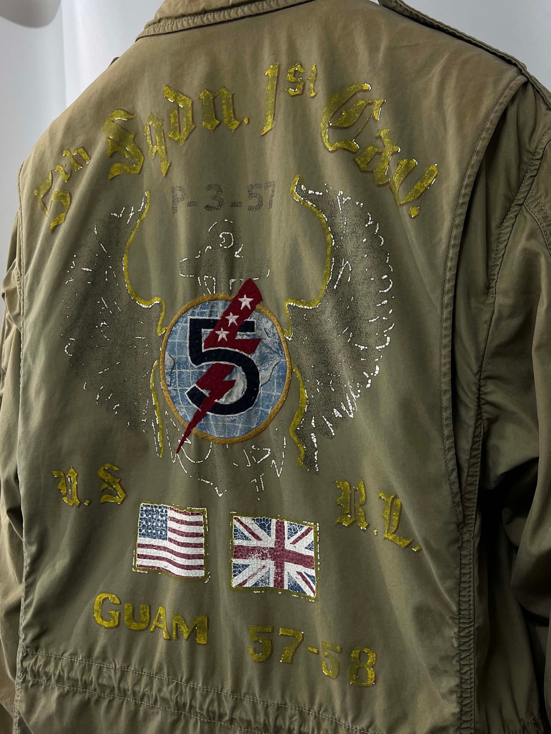 폴로 랄프로렌 5함대 괌탈환 M43 밀리터리 썬페이딩 필드 자켓 M 상품이미지7