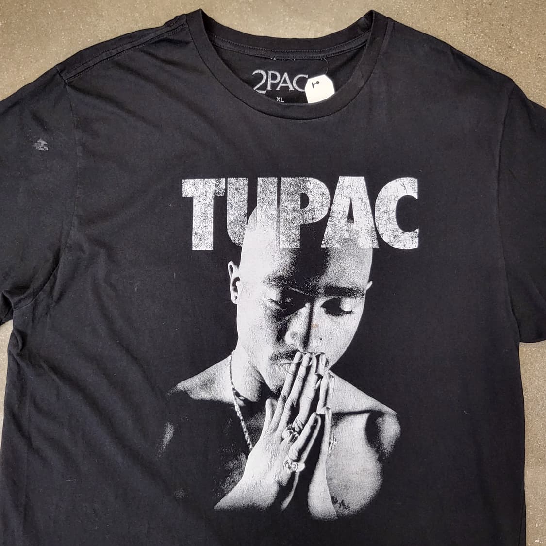 2PAC 투팍 반팔티 블랙 상품이미지2