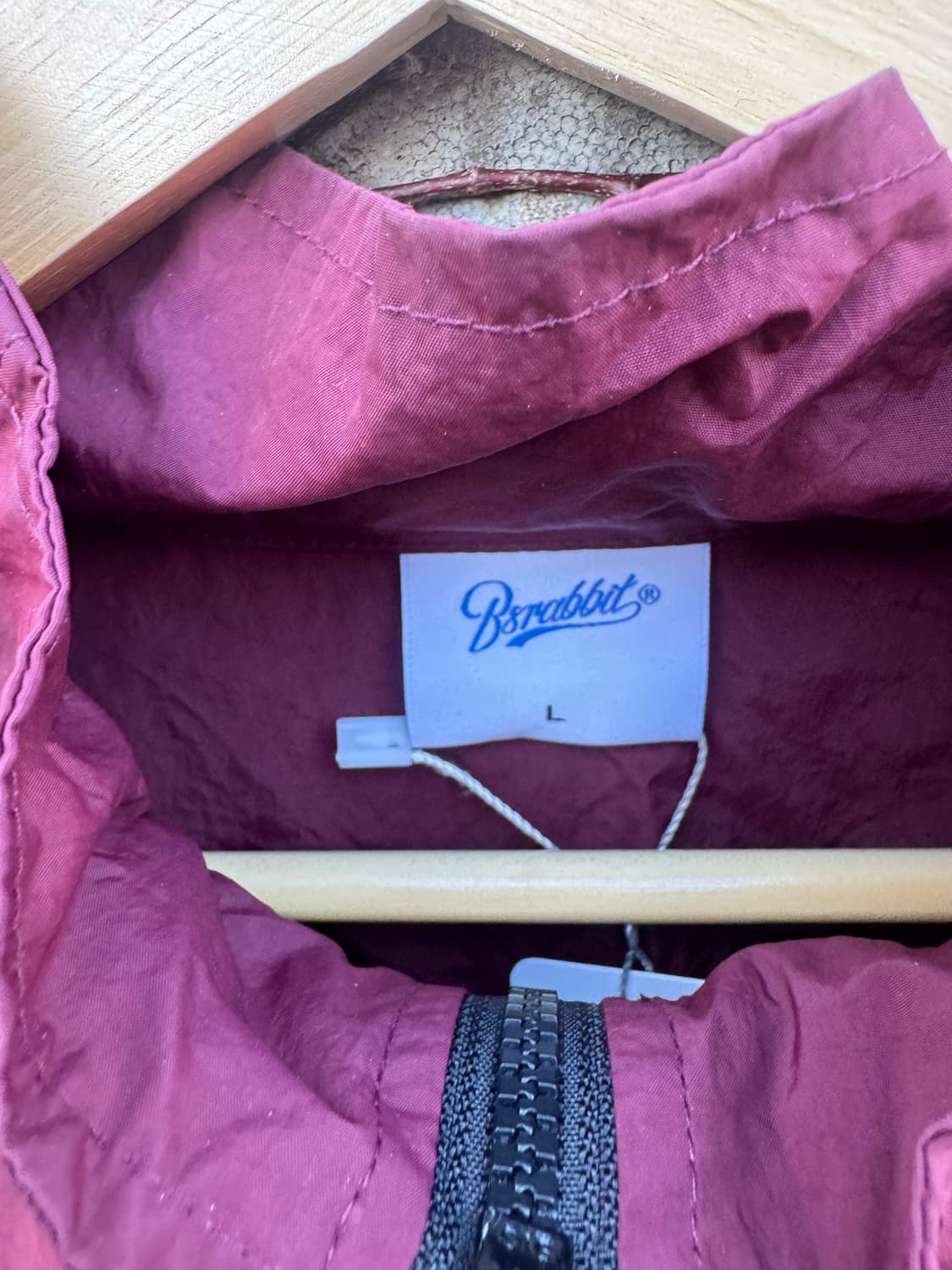 비에스래빗 스노우보드복 버건디 풀오버 아노락 자켓 상품이미지5