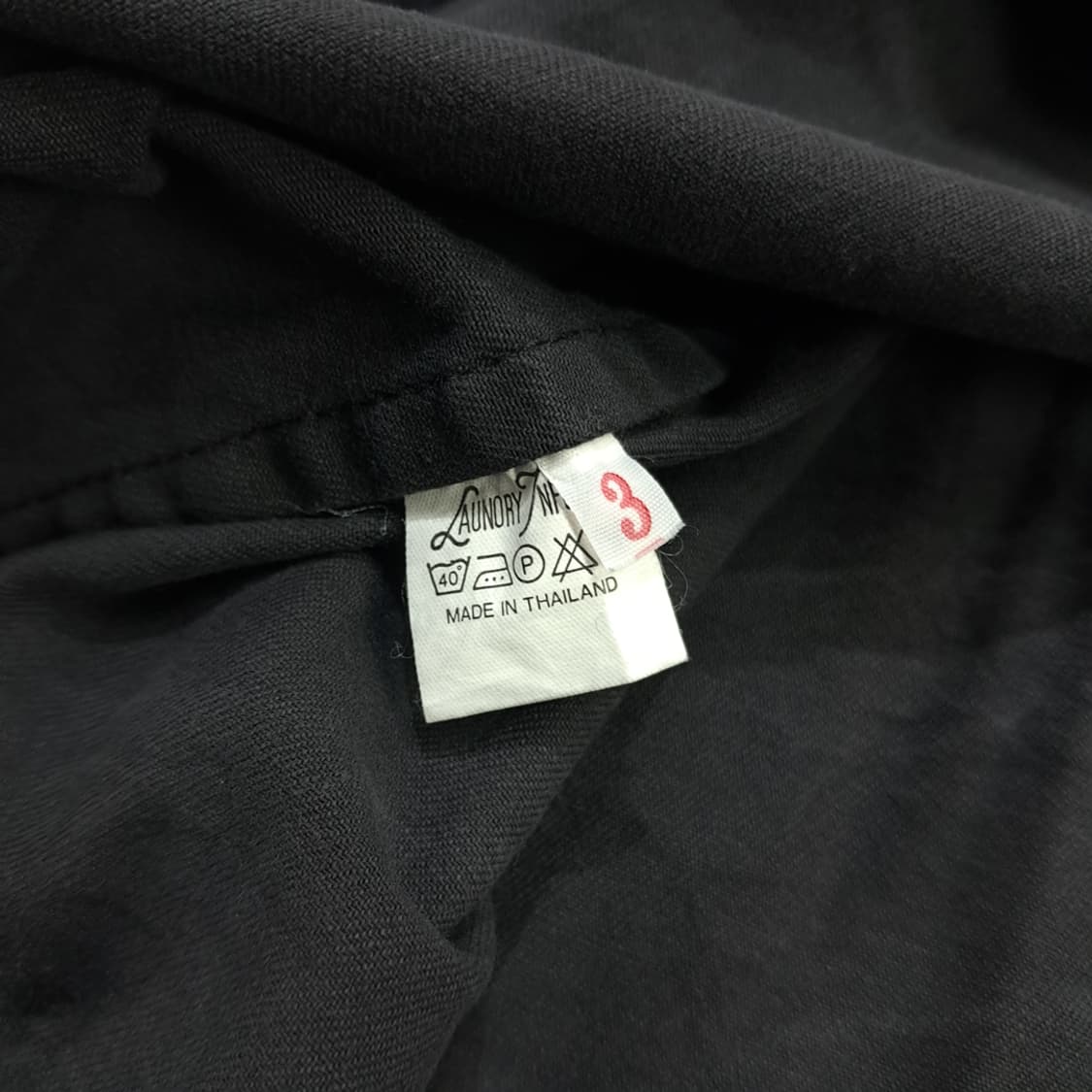 CN683 XL 팀버랜드 빈티지 블랙 긴팔 셔츠 남방 상품이미지6