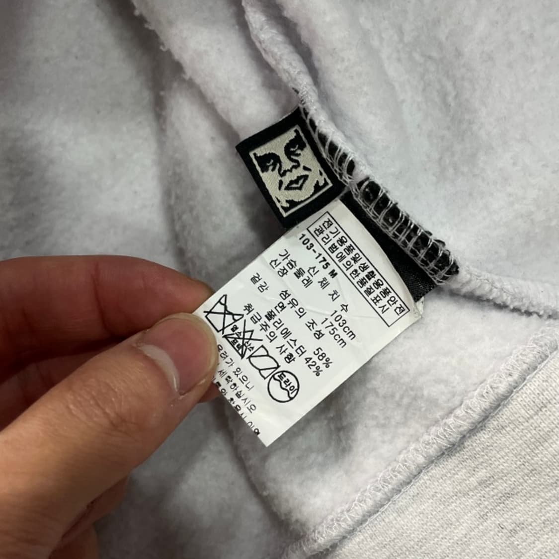 100 오베이 후드티  상품이미지5