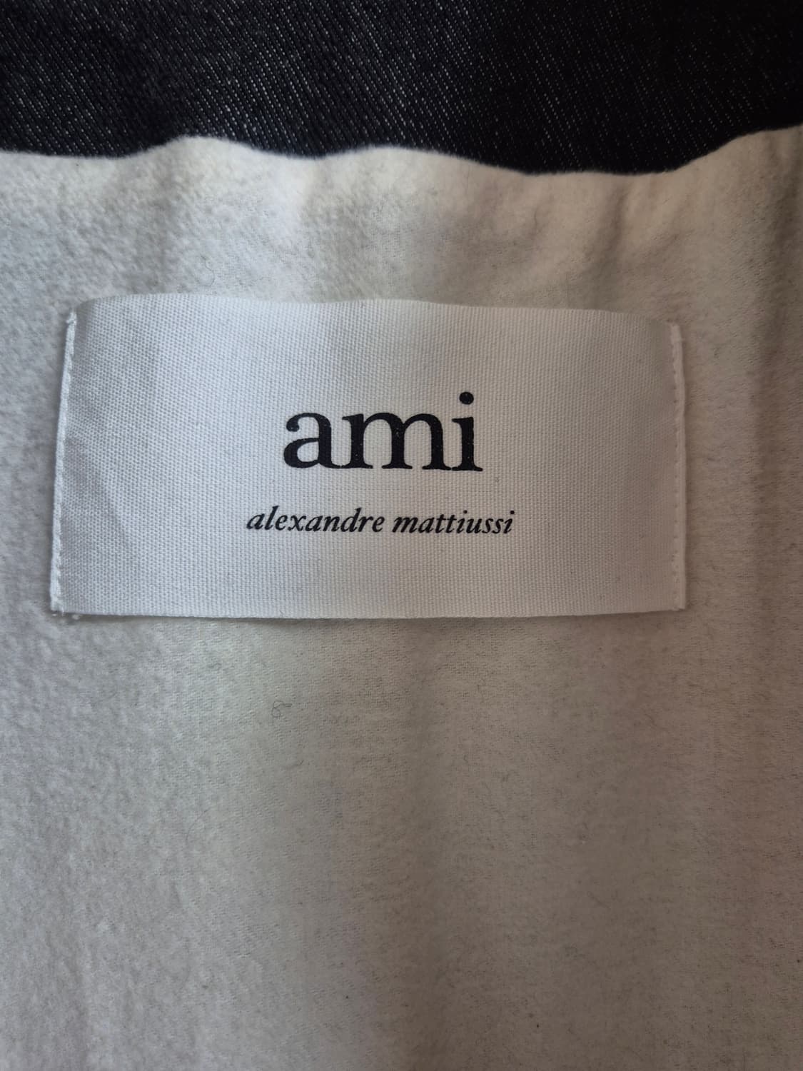 아미 스몰하트 흑청 데님 봄버자켓[L] 상품이미지8