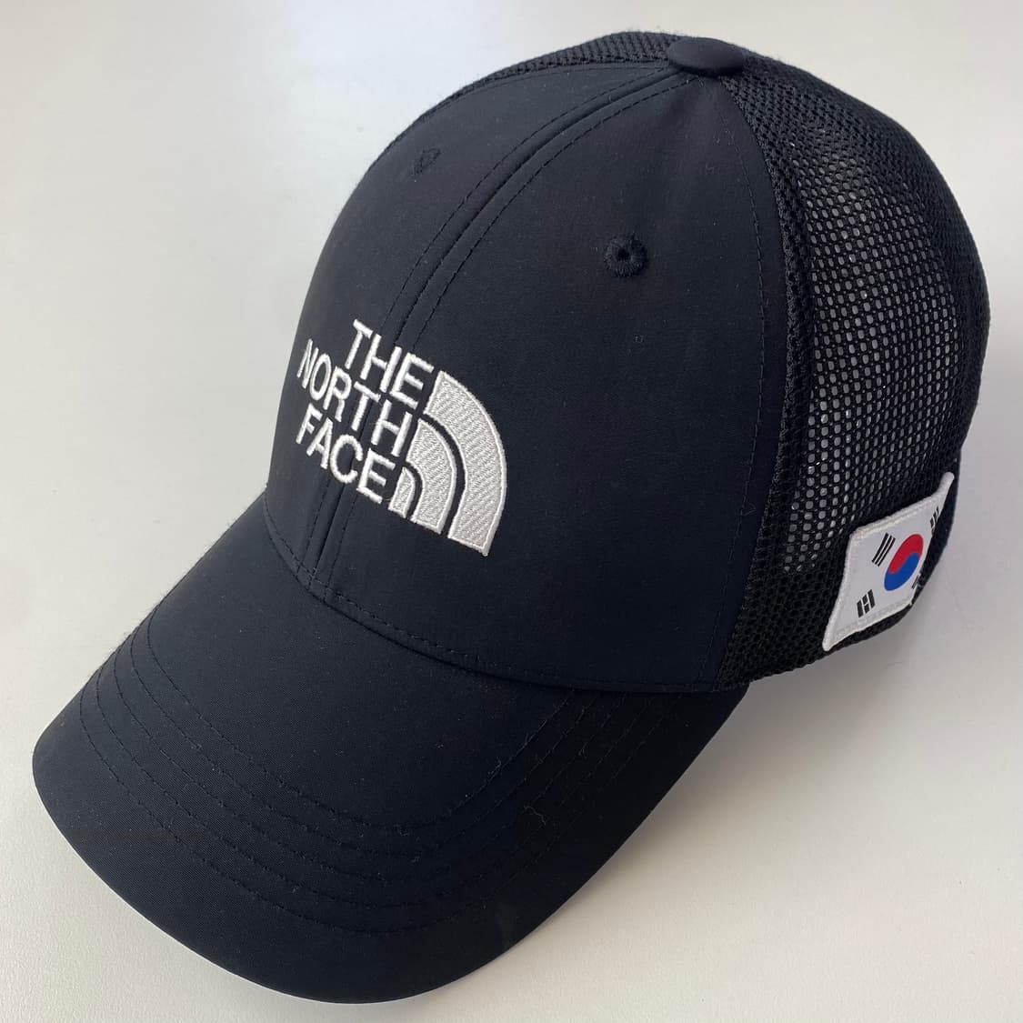 노스페이스 화이트라벨 로고 메쉬 캡 - 블랙/코리아 에디션 상품이미지1