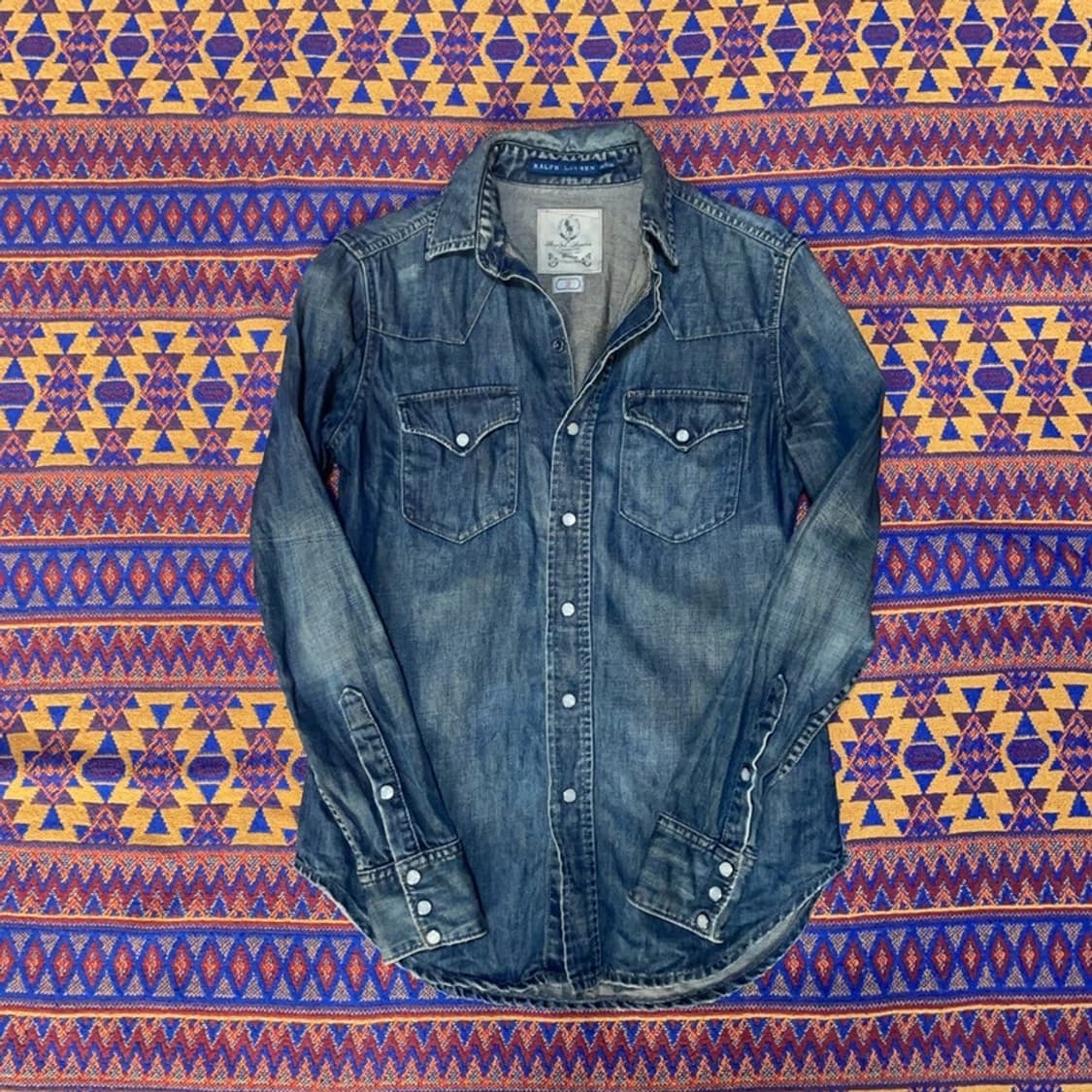 [90] 폴로랄프로렌 여자 데님 웨스턴 셔츠 상품이미지1