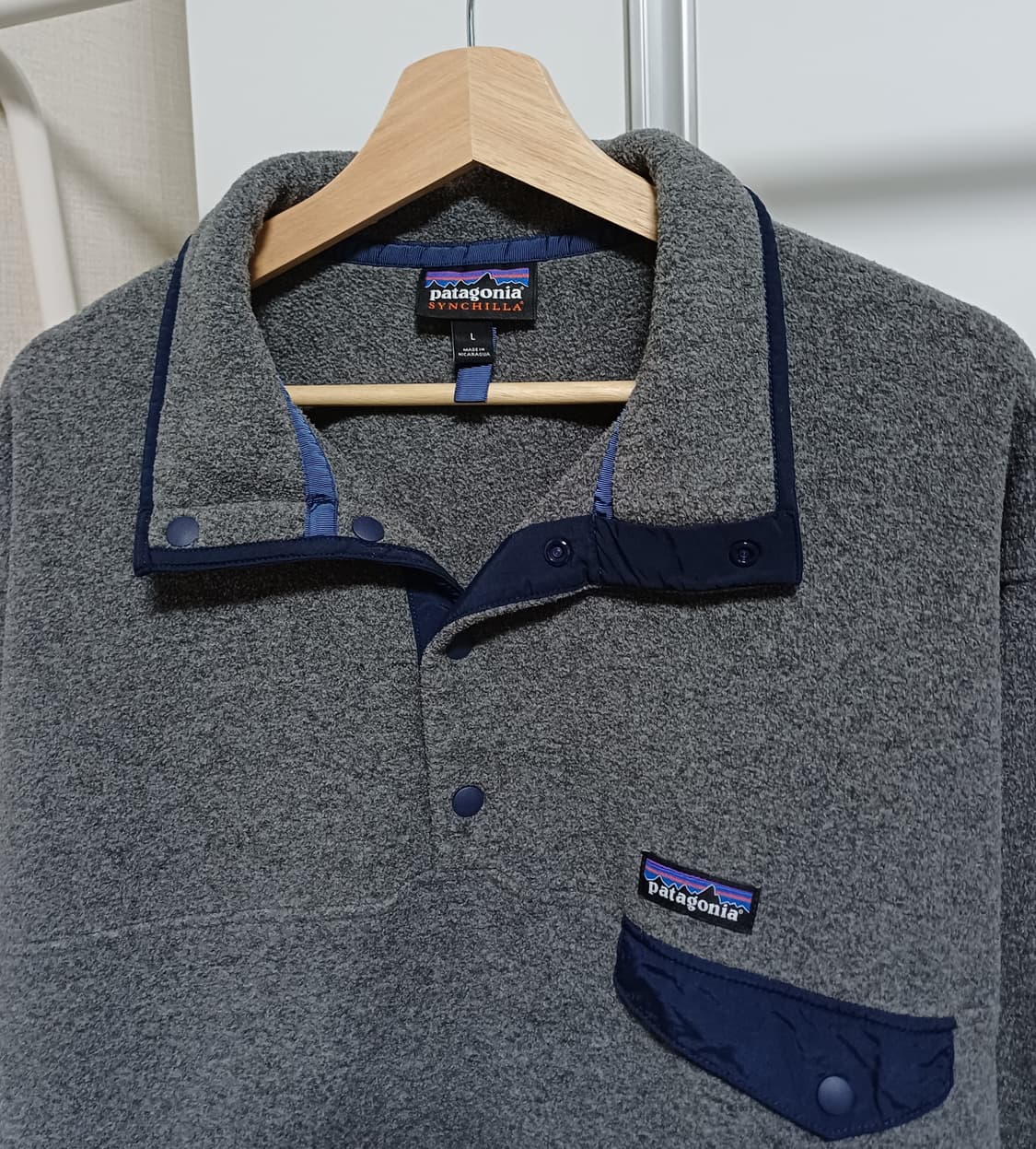 [L] 파타고니아 신칠라 스냅티 니켈 / 네이비 블루 상품이미지3