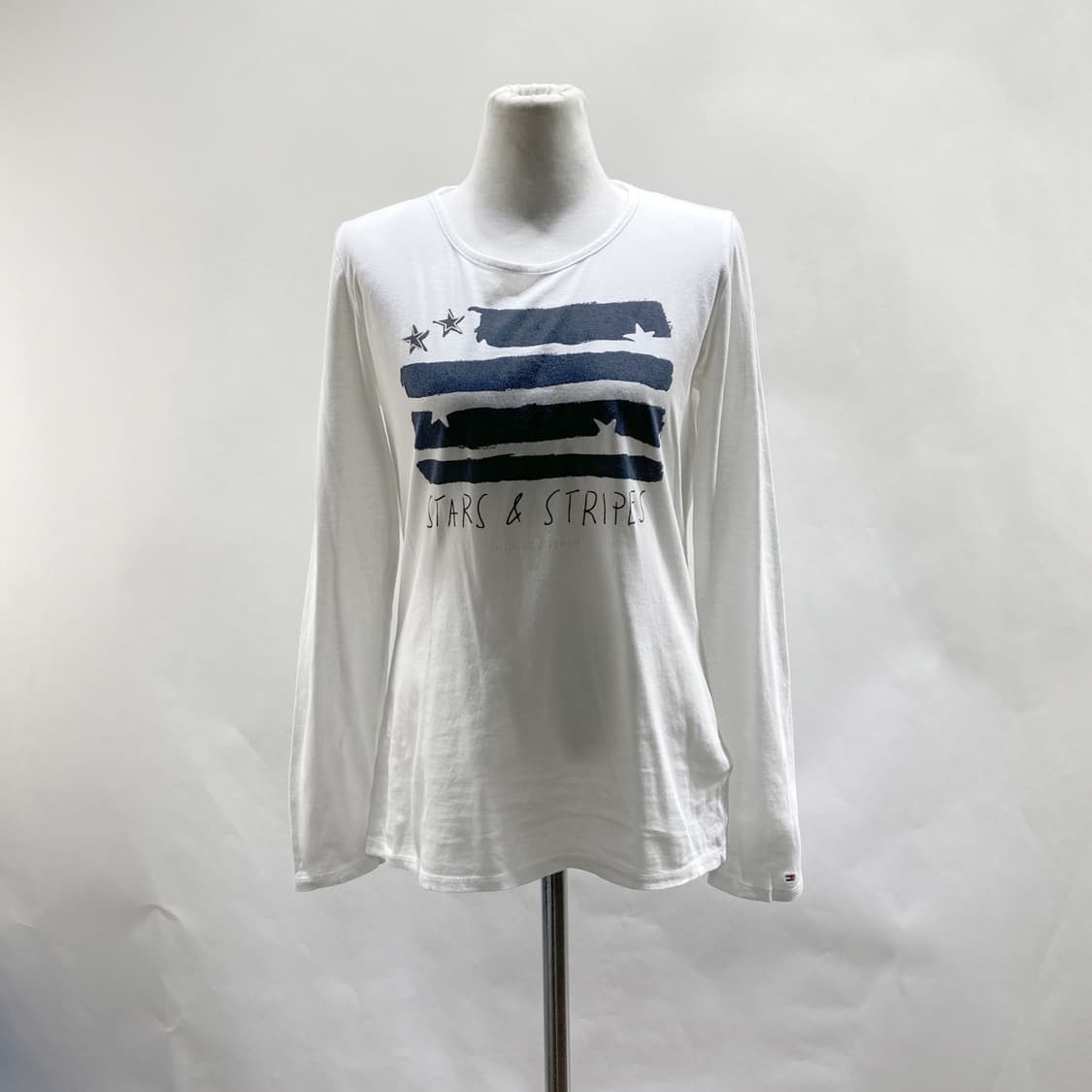 타미힐피거 여성긴팔티셔츠 화이트 90 상품이미지1