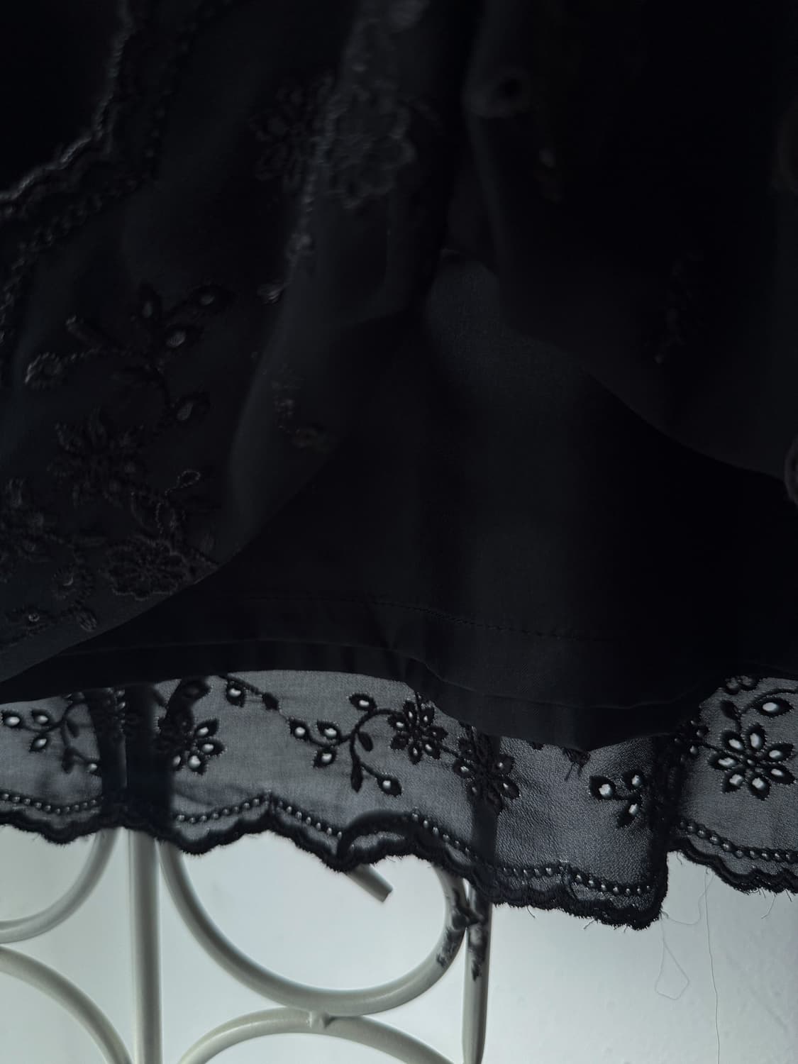 Floral Embroidered Skirt 0110 상품이미지4