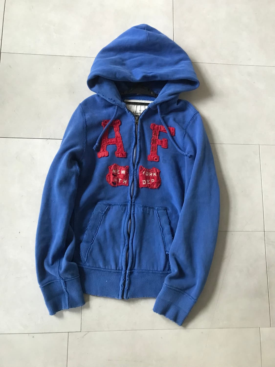 아베크롬비 블루 후드집업 상품이미지8