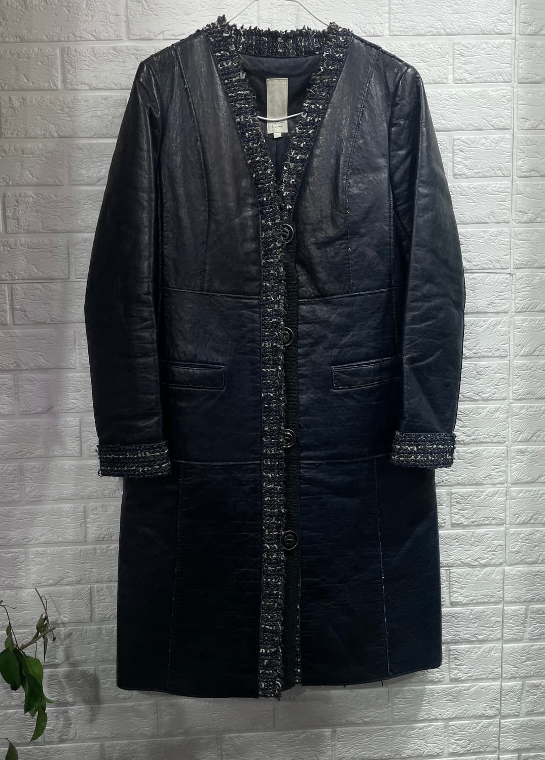 O'2nd 오즈세컨 천연 양가죽코트 양가죽자켓 하객룩 상품이미지1