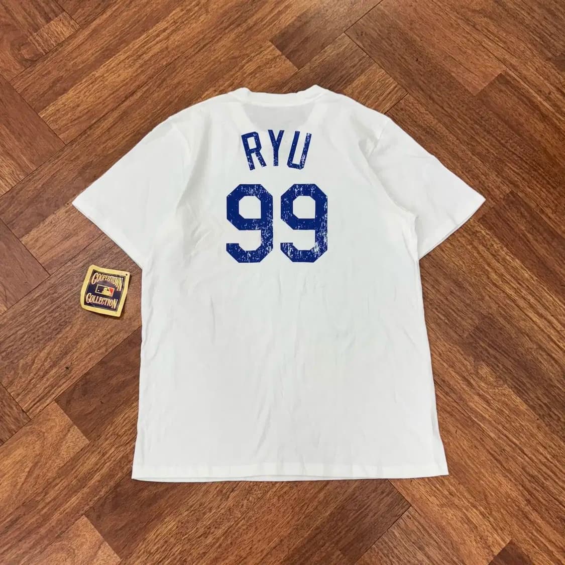 XL(100) 쿠퍼스타운 LA다저스 류현진 티셔츠  상품이미지2