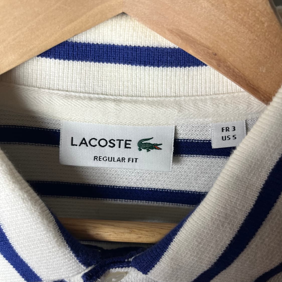 [Lacoste] 라코스테 재팬 스트라이프 카라 긴팔티셔츠 상품이미지5