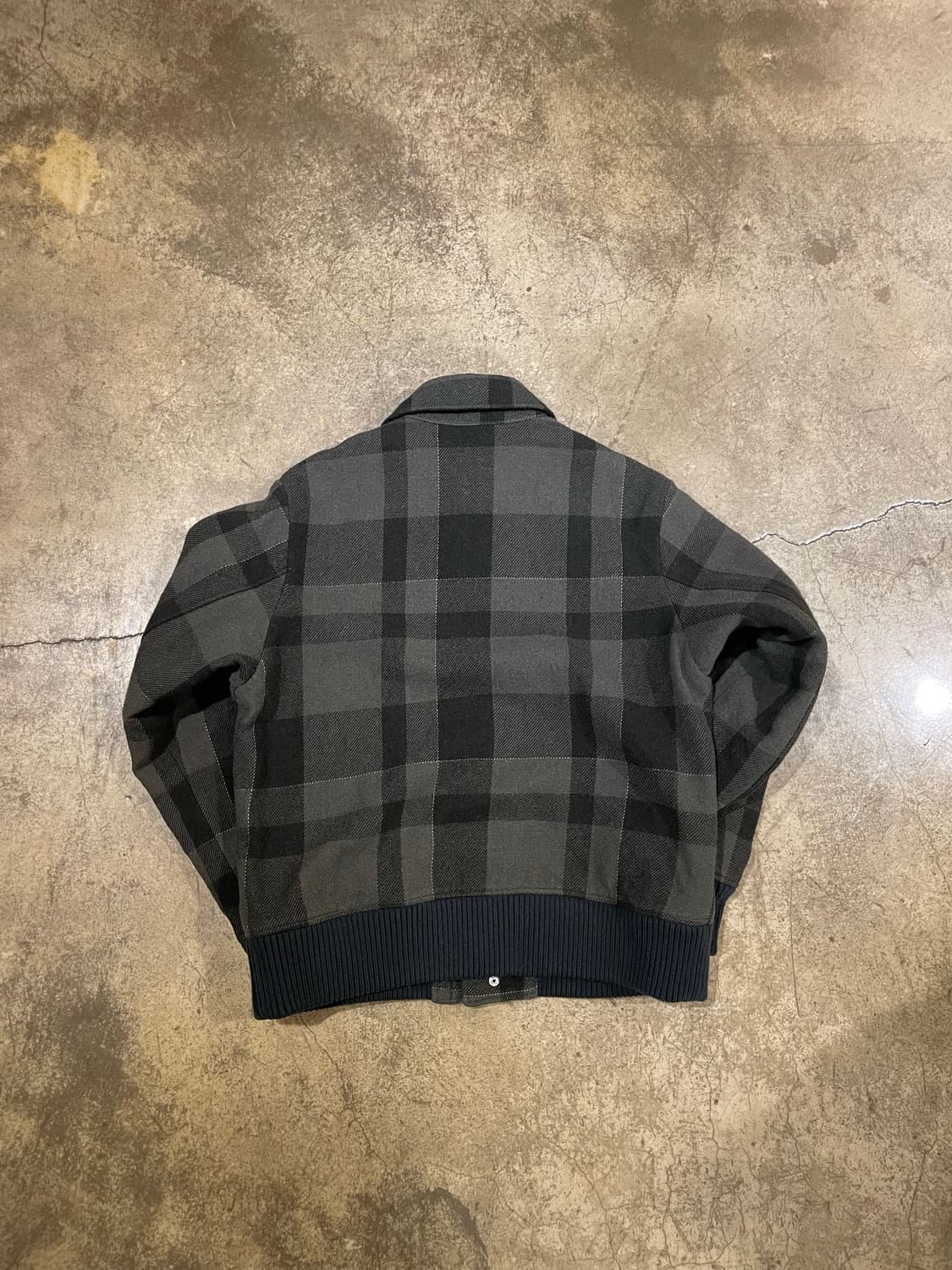 TS-13 울 체크 블루종 자켓 (B5072) 상품이미지4