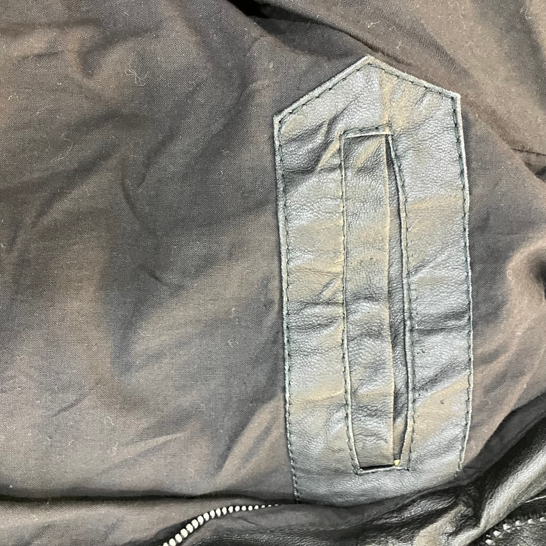 VTG 빈티지 양가죽 봄버 자켓 L 상품이미지4