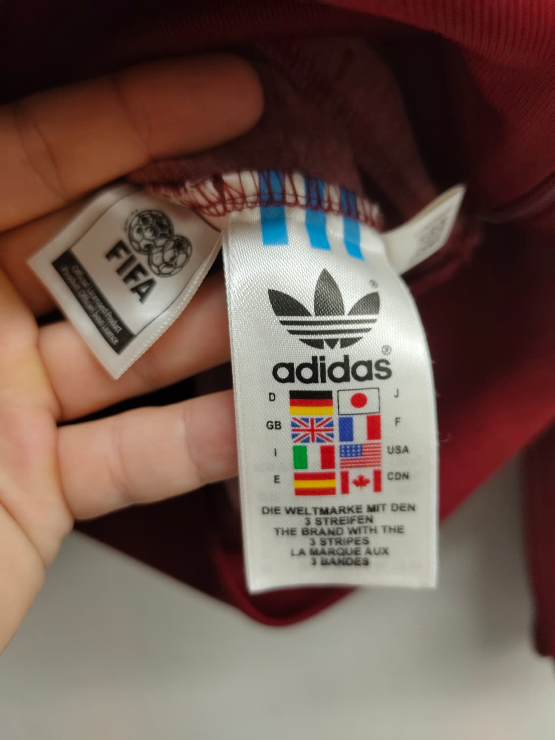 S/85) 아디다스 월드컵기념 포르투칼 크롭져지 팝니다 상품이미지5