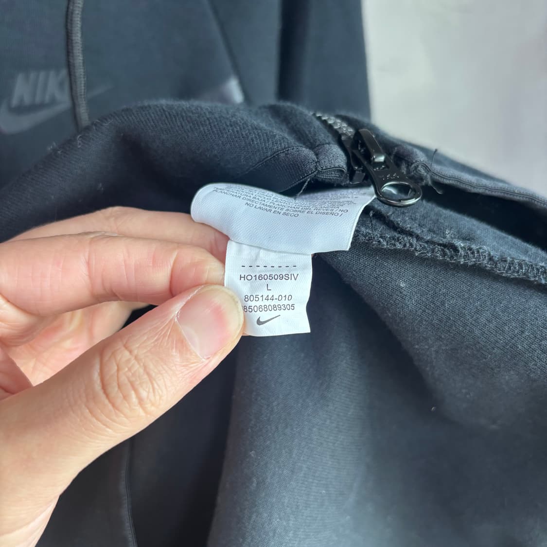 나이키 테크팩 후드집업 블랙 상품이미지3