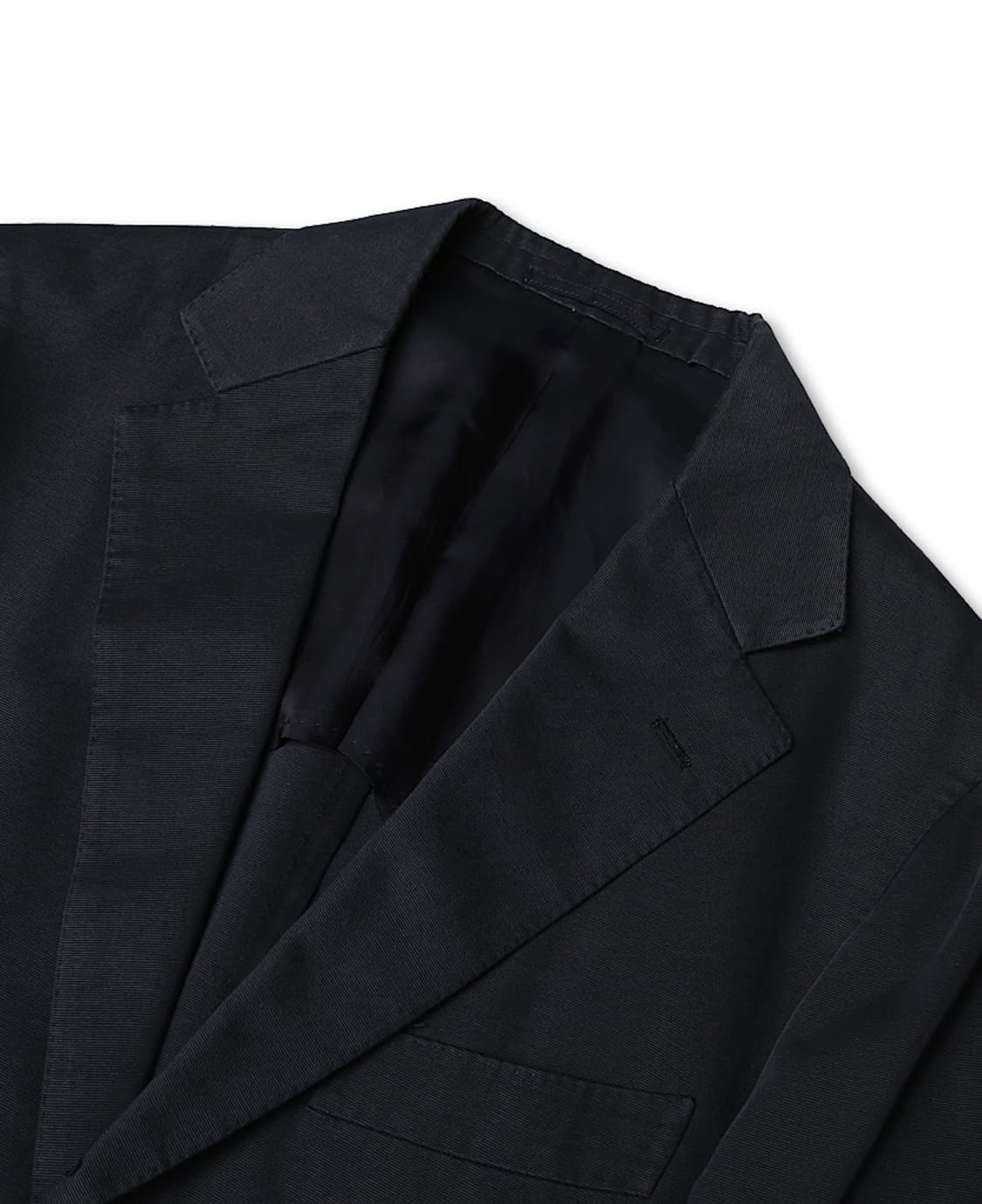 빔즈 에프 [Beams F] 페이드 네이비 트윌 코튼 스탠다드 스포츠자켓 상품이미지2