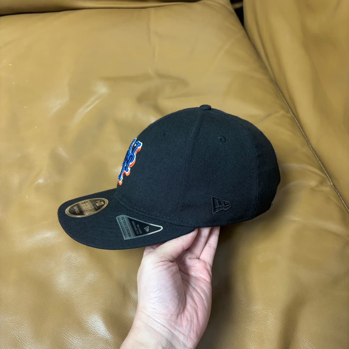 빔즈 빔스 뉴에라 9Fifty 6패널 볼캡 모자 뉴욕 메츠 블랙 상품이미지4