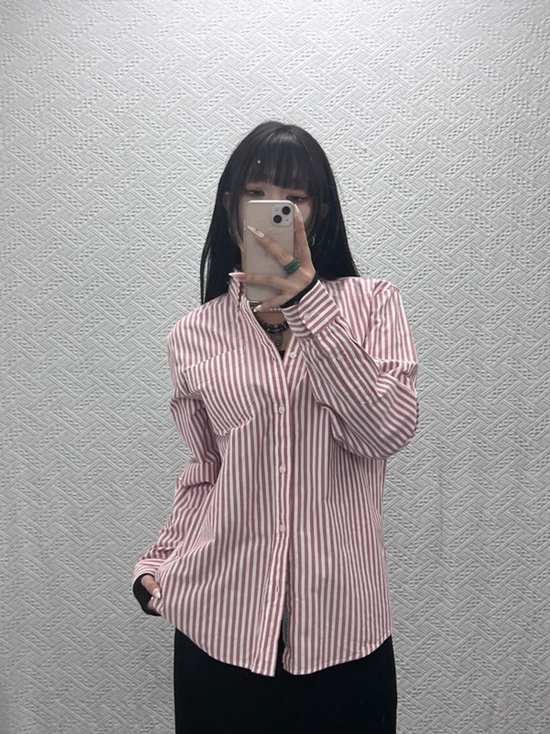 칼하트 빈티지 00's 레트로 스트라이프 셔츠 95 C09386 상품이미지1