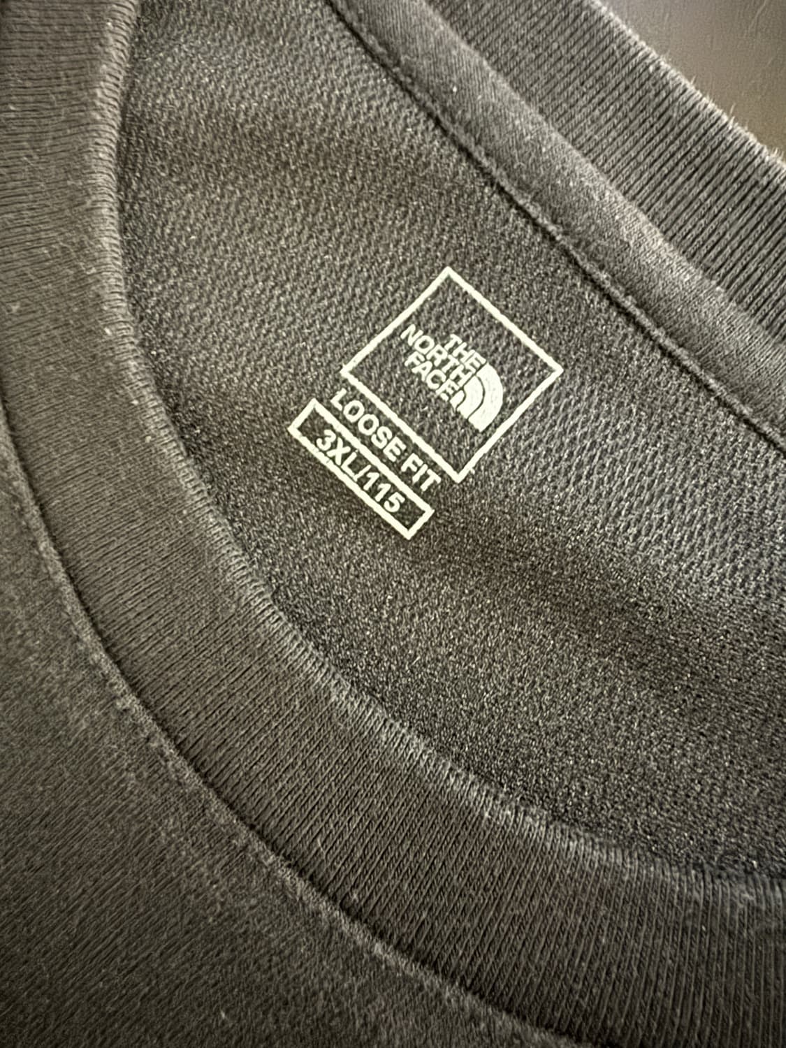 노스페이스 뒷 프린팅 하이렌드 반팔 티셔츠 XL ~ 2XL 블랙 상품이미지3