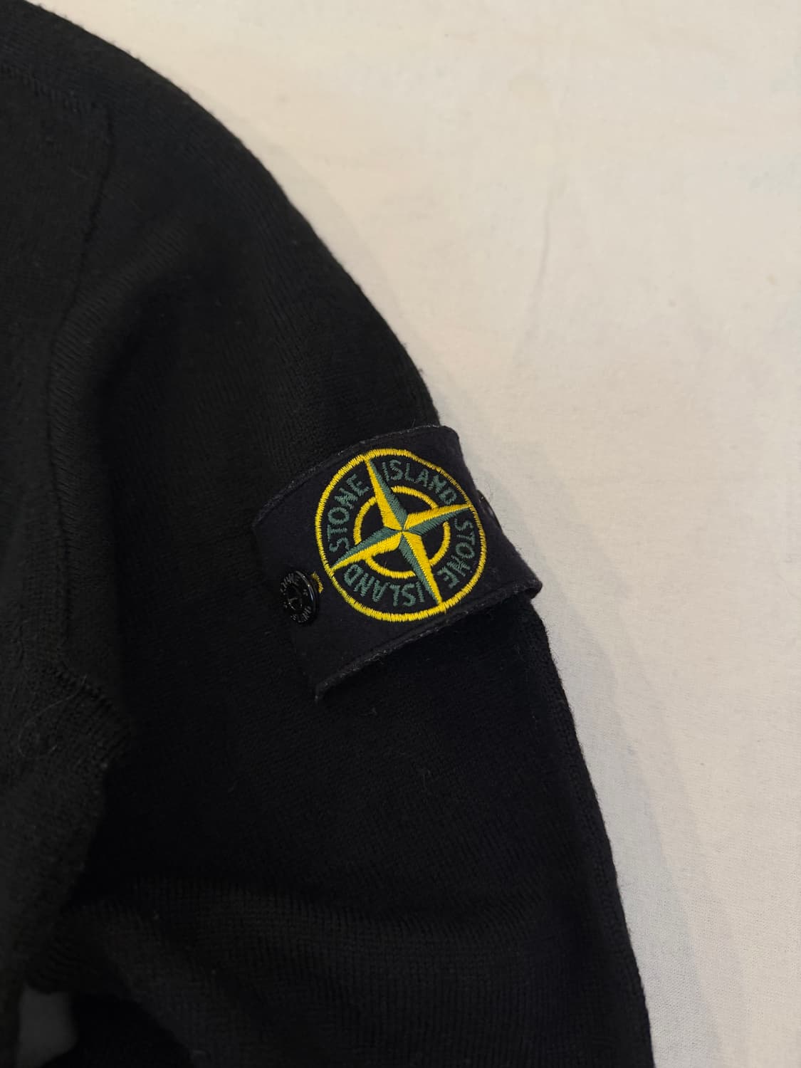 07FW 스톤아일랜드 아카이브 터틀렉 울 니트 블랙 상품이미지2