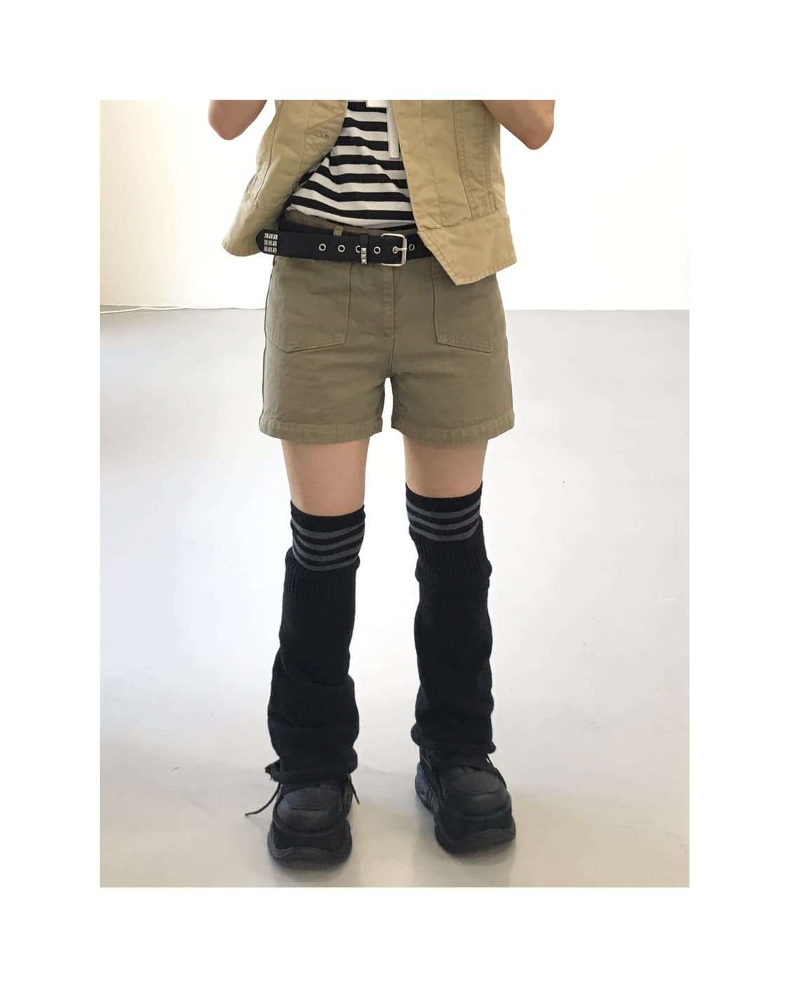 A.p.c. Beige Cotton Shorts 상품이미지1