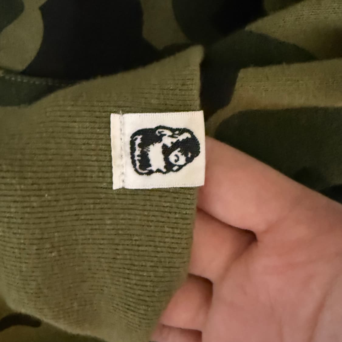 Bape 녹계 후드집업 베이프 L사이즈 상품이미지2