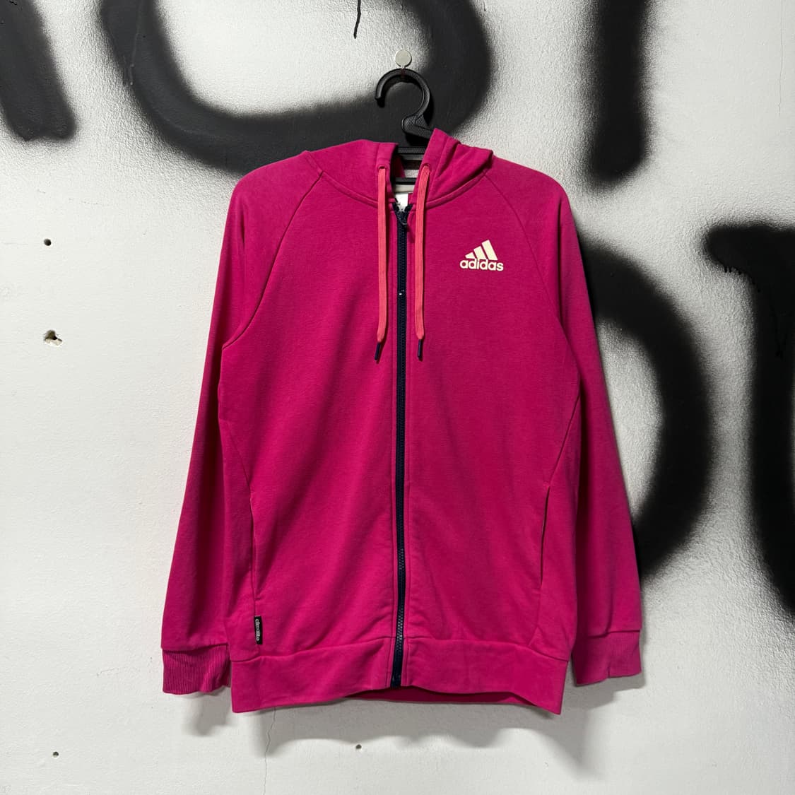 아디다스 올드스쿨 핫 핑크 지뢰계 집업 후디 상품이미지1